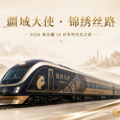 熊貓專列錦繡天府號西北旅遊 2+1 頭等艙隨行醫生全程攝影全包行程