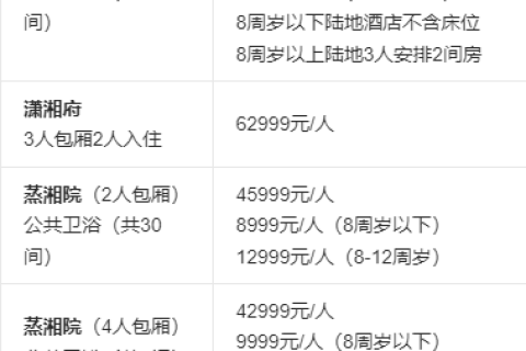 瀟湘號行程報價怎麼查 新手訂票需要注意哪些細節